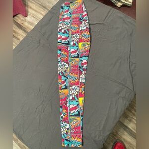 CVG Knock-Out Comic Print Full Length Leggings XS